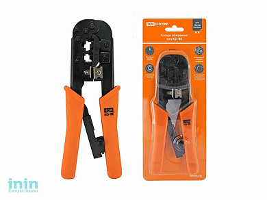 Клещи обжимные KO-9E (обжим RJ-11, RJ-45), <МастерЭлектрик> TDM