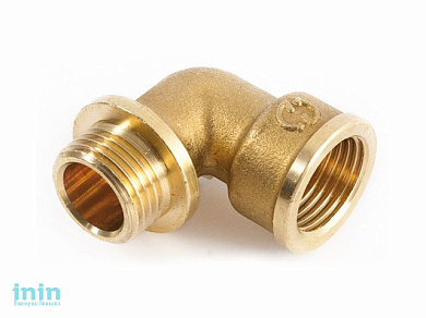 Колено вн.- нар. 3/4"Fx1/2"M с ограничителем General Fittings