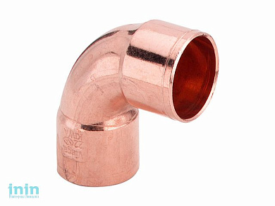 Колено 15х90, медь, под пайку Viega