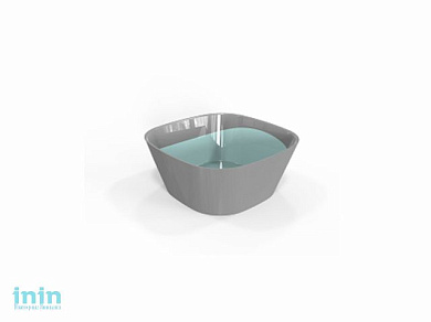 Салатник двухцветный Taila cuadrado (Тайла куадрадо) 0,5 л, мята,  BEROSSI (Изделие из пластмассы. Литраж 0.5 л.   Размер 125 х 53 мм)