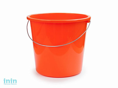 Ведро 7 л, мандарин, BEROSSI (Изделие из пластмассы. Литраж 7 литров)