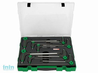 Набор ключей L-Type TORX 2-10мм 9шт в пласт.боксе TOPTUL (GZC0904)