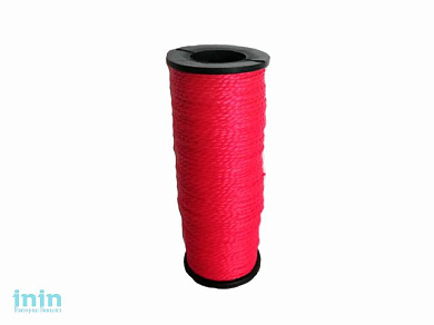 Шнур нейлоновый строительный 50м (красный)