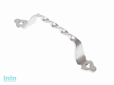 Ручка-скоба 80 мм витая, белый цинк STARFIX