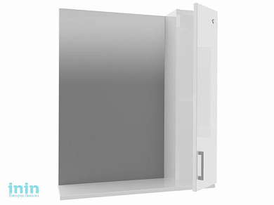 Полка зеркальная 60 ЭКО+ со шкафом, АВН