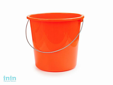 Ведро 5 л, мандарин, BEROSSI (Изделие из пластмассы. Литраж 5 литров)