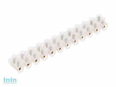 Зажим винтовой ЗВИ-20А (2,5-6 мм2) 12 пар ПЭ Юпитер (клеммная колодка) (ЮПИТЕР)