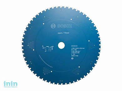Диск пильный 305х25,4 мм 80 зуб. по металлу EXPERT FOR STEEL BOSCH (твердоспл. зуб)