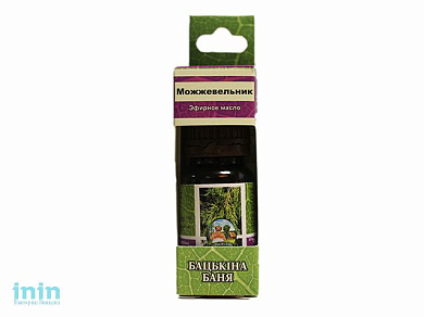 Эфирное масло "Можжевельник" ТМ "Бацькина баня", 10мл, в индивид.упаковке (БАЦЬКИНА БАНЯ)