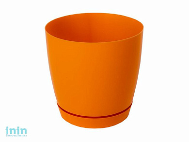 Горшок для цветов 2 л, Фрезия 1, апельсин, GARDENPLAST