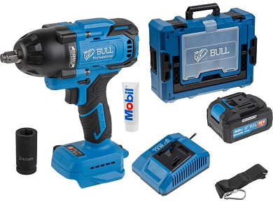 Аккумуляторный гайковерт BULL SC 1807 Xcase,XLTpro, БЕСЩЕТ.