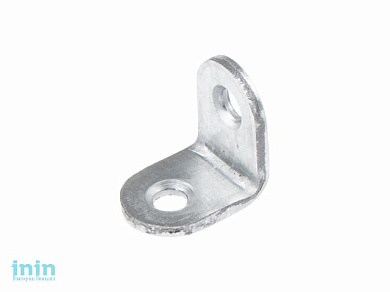 Уголок мебельный 12х16x16 мм круглый белый цинк STARFIX