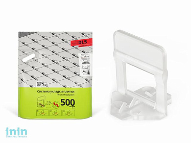 Основа для укладки плитки 1.5 мм DLS (500 шт в уп.)