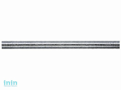 Шпилька резьбовая М20х2000 мм цинк, кл.пр. 4.8, DIN 975 STARFIX