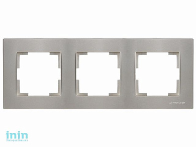 Рамка 3-ая горизонтальная титан, RITA, MUTLUSAN