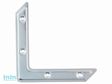 Уголок оконный 100х100x2 мм, белый цинк STARFIX