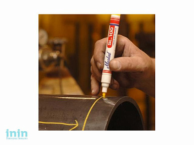 Маркер промышл. перманентный на основе жидк. краски MARKAL SL100 БЕЛЫЙ (Толщина линии 3 мм. Цвет белый)