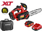 Аккум. пила цепная WORTEX CEC 2518-3 в чем. ALL1 XLT SET БЕСЩЕТ., 18 В, 25.4 см