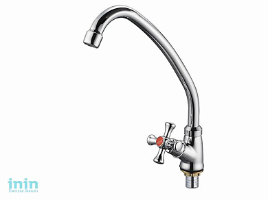 Кран водоразборный на гайке 1/2" QTZ14-A827 G.Lauf (Моносмеситель цинковый, Гарантия 5 лет)