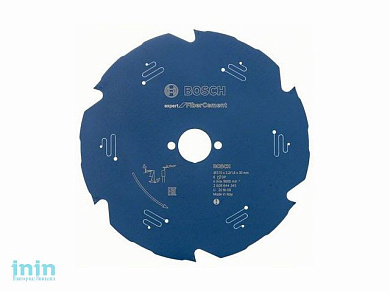 Диск пильный 210х30/25,4 мм 6 зуб. по гипсокартону EXPERT FOR FIBERCEMENT BOSCH (переменный зуб)