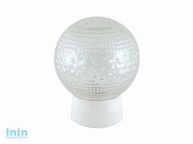 Светильник НББ 64-60-025 УХЛ4 (шар стекло "Цветочек"/прямое основание) TDM