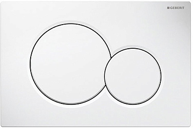 Смывная клавиша "Sigma01",  пластик, белый