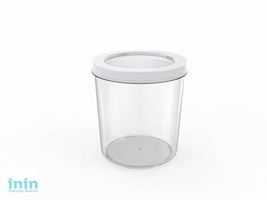 Контейнер Cake, 1 л, прозрачный, BEROSSI (Изделие из пластмассы. Литраж 1 л)