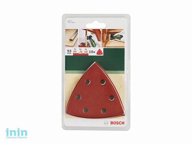 Шлифлисты 93 мм BOSCH (10шт) для дерева