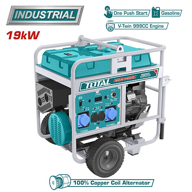 Генератор дизельный TOTAL TP250001-1 с электростартером и встроенным блоком автоматики (ATS)