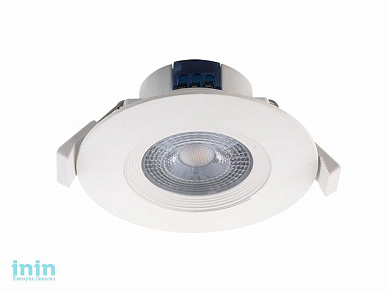 Светильник светодиодный встраиваемый 7 Вт PSP-RF 9039 4000К, IP40, 160-240В (белый круг) JAZZWAY (490Лм, нейтральный белый свет)