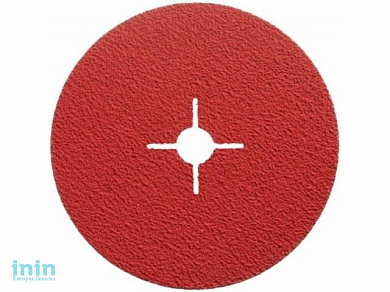 Фибровый шлифкруг 125мм P36 д/мет. нерж. алюм. QUANTUM (125x22 F996 P36 Керамическое зерно) (NORTON)