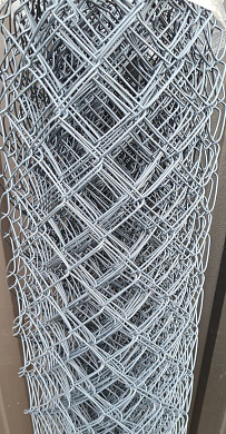 Сетка рабица в пвх 1*10 м Яч 55*55 ф2.4 мм "СЕРЫЙ ГРАФИТ"