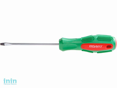Отвертка "-" 5,0х150мм SL ВОЛАТ (шлицевая Slotted, двухкомп. рукоятка Anti-Slip)