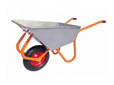 Тачка строительно-садовая ТССР-1П (120л, 120 кг, 1 пневмоколесо 400х90мм, вес 15 кг) (пр-во РБ)