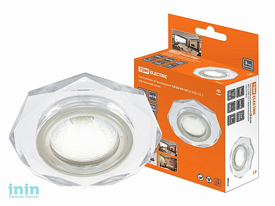 Светильник встраиваемый СВ 03-04 MR16 50Вт G5.3 зеркальный/хром TDM