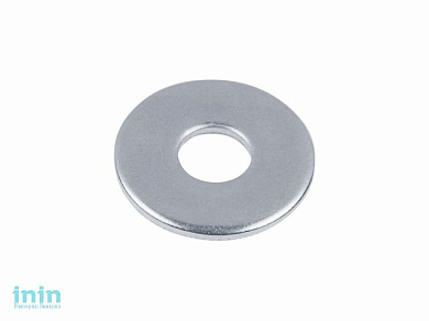Шайба М10 плоская увеличенная, цинк, DIN 9021 (50 шт в пласт. конт.) STARFIX
