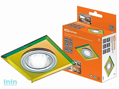 Светильник встраиваемый СВ 03-01 MR16 50Вт G5.3 мульти/хром TDM