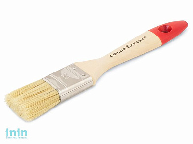 Кисть плоская 1,5"-40мм смеш. щетина, ручка из тверд.пород дерева COLOR EXPERT (покраска стен и фасадов)