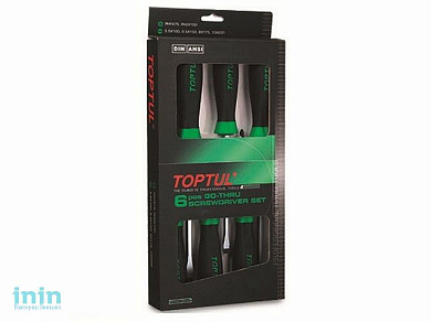 Набор отверток 6шт ударных TOPTUL (GAAE0605)