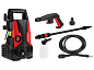 Очиститель высокого давления WORTEX PW 1217-1 1.60 кВт, 120 Бар, 390 л/ч (мойка высокого давления, автомойка, ф-ция самовсасывания, алюминиевая помпа, шланг 3 м)