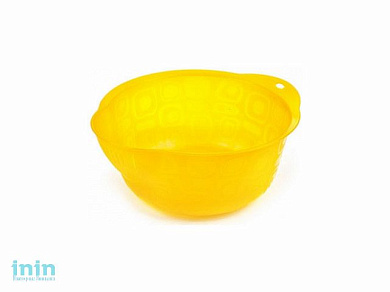 Миска-дуршлаг, лимон, BEROSSI (Изделие из пластмассы. Литраж 2 литра.   Размер 230 х 206 х 101 мм)