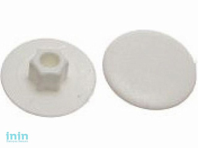 Заглушка для конфирмата, декоративная светло-бежевая (50 шт в зип-локе) STARFIX