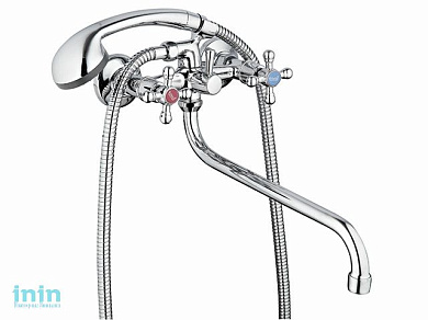 Смеситель для ванны рез. JML7-A605 G.lauf (Смеситель цинковый, Гарантия 5 лет)