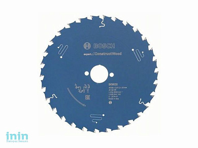 Диск пильный 200х30 мм 30 зуб. по дереву EXPERT FOR CONSTRUCT WOOD BOSCH (твердоспл. зуб)