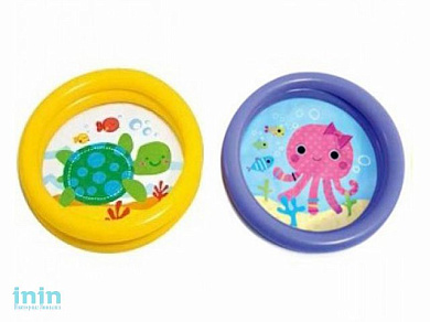 Надувной детский бассейн Мой первый бассейн, 61х15 см, INTEX (для детей от 1 до 3 лет)