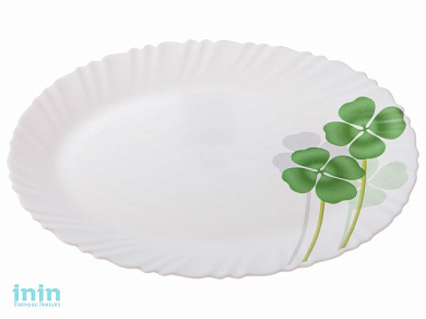 Блюдо стеклокерамическое, 320 мм, овальное, серия Взаимная гармония, DIVA LA OPALA (Collection Classique  Прекрасный подарок)