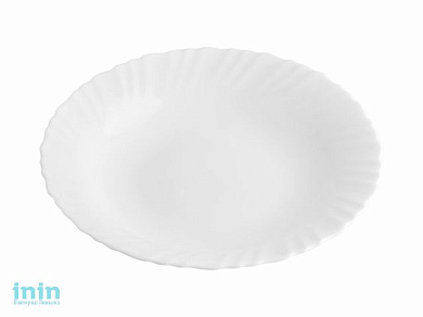 Тарелка глубокая стеклокерамическая, 225 мм, круглая, серия Classique (Классик), DIVA LA OPALA (Collection Classique)