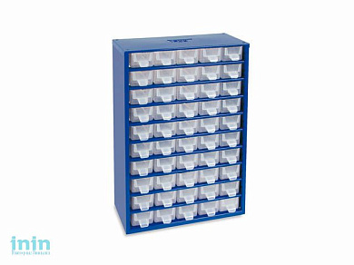 Модуль для хранения металлический (стальная рама, пластм. ящики) 50/0/0 (305x145x462 мм) (TAYG)