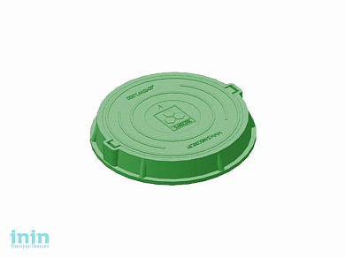 Люк легкий А30 (30 кН) зеленый (САНДКОР)