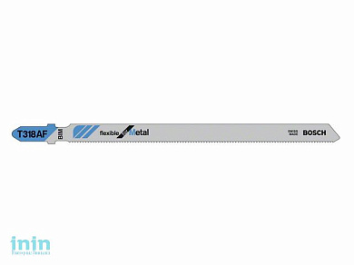 Пилка лобз. по металлу T 318 AF (5 шт.) BOSCH (пропил прямой, тонкий,)